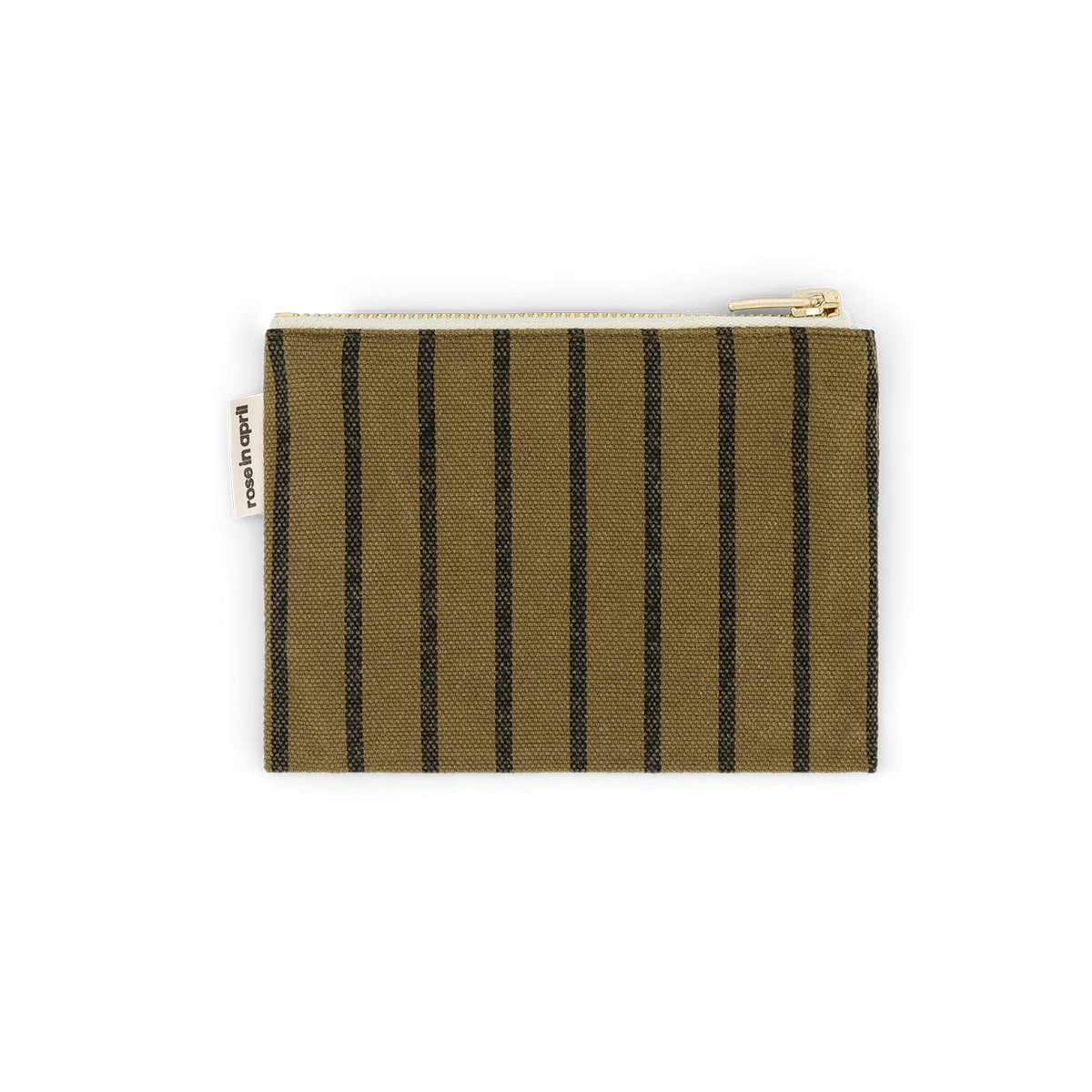 Porte-monnaie Marie - Rayures Tennis Olive