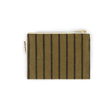 Porte-monnaie Marie - Rayures Tennis Olive