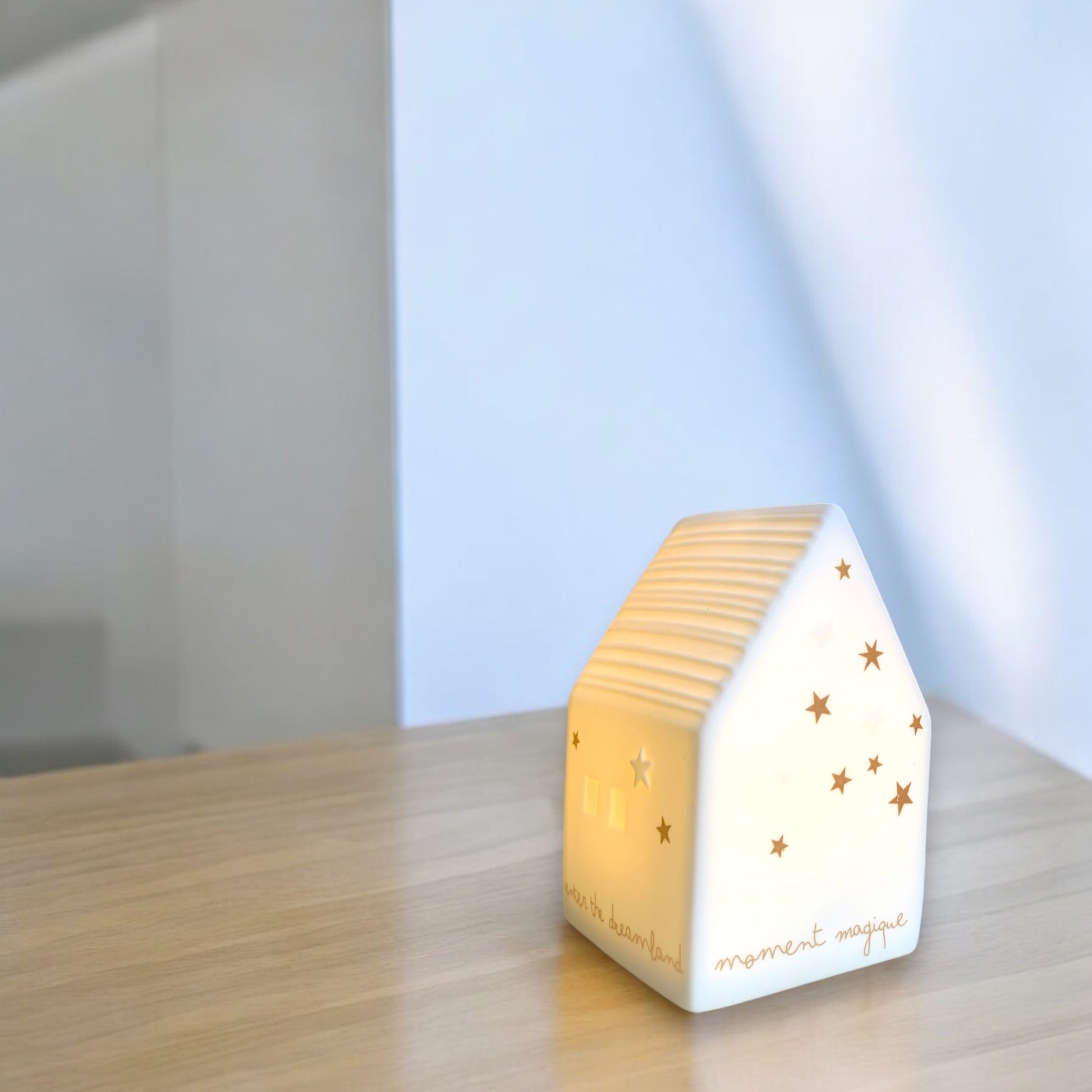 Maison "moment magique" LED - Porcelaine