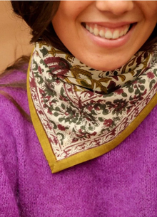 Petit foulard - Mina Améthyste
