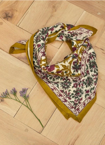 Petit foulard - Mina Améthyste