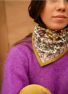 Petit foulard - Mina Améthyste