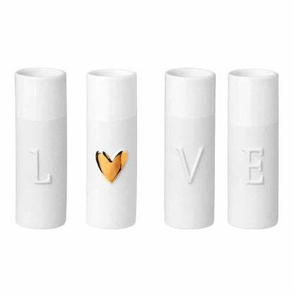 Vases LOVE - set de 4