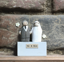 Personnage en bois - Mr & Mrs
