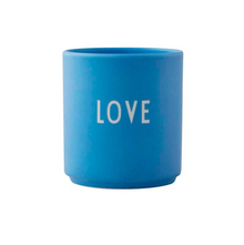 Tasse en porcelaine bleu - LOVE
