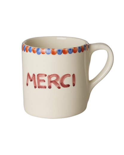 Mug beige - Merci