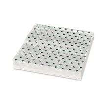20 serviettes en papier - coeurs Vert