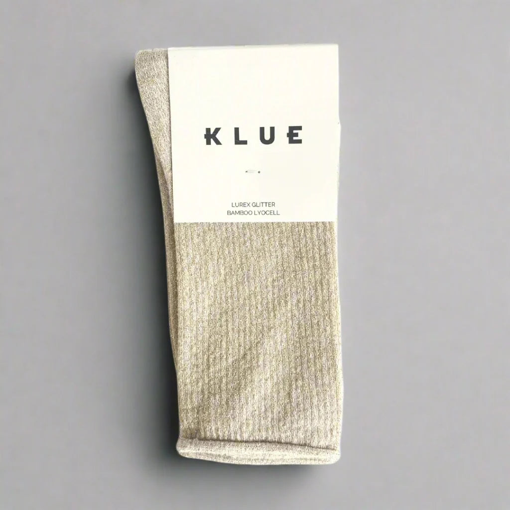 Chaussettes pailletées 36/40 - Beige