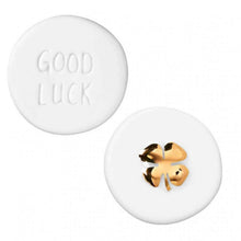 Porte-bonheur - trèfle "Good Luck"