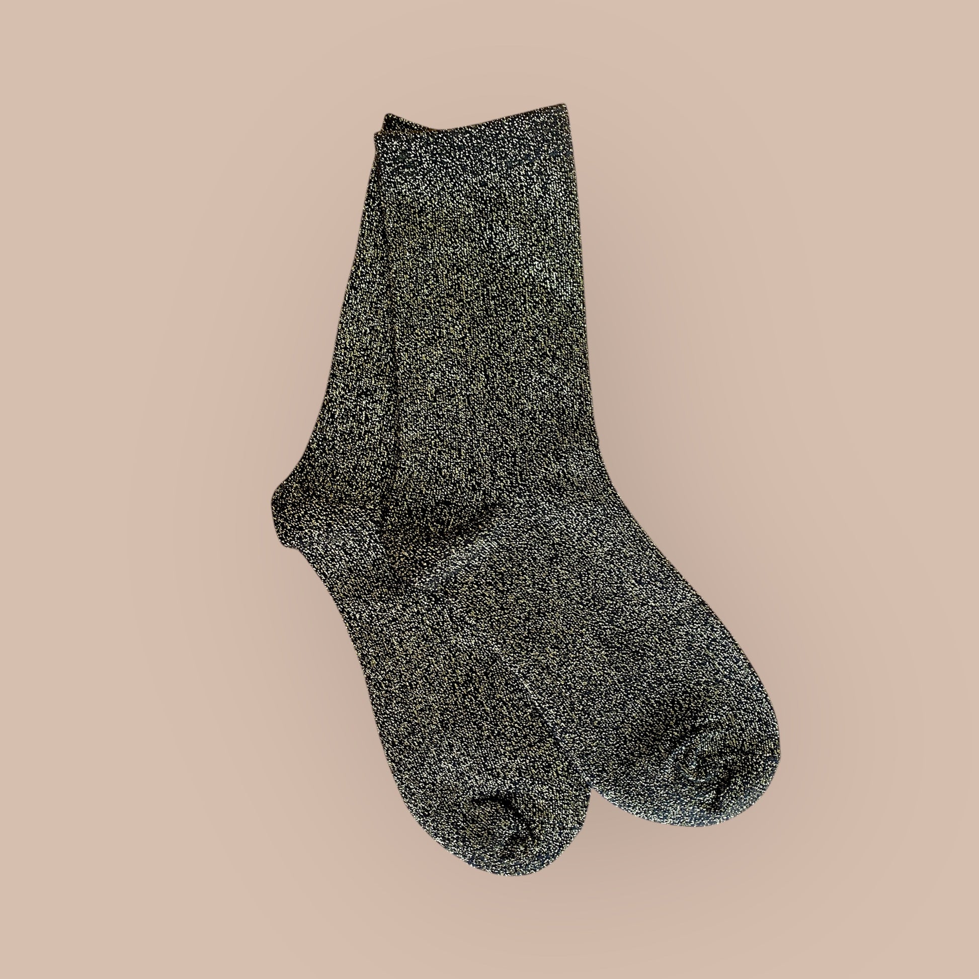 Chaussettes paillettes - Noir