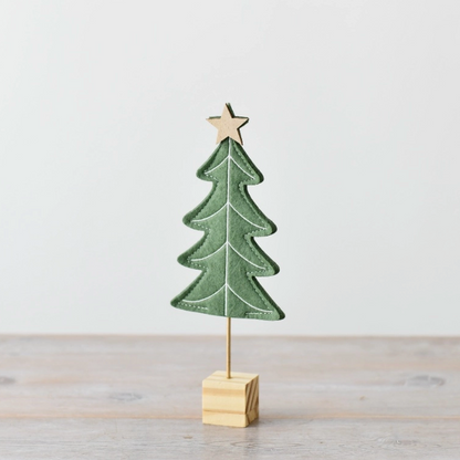 Petit sapin en feutrine - Vert