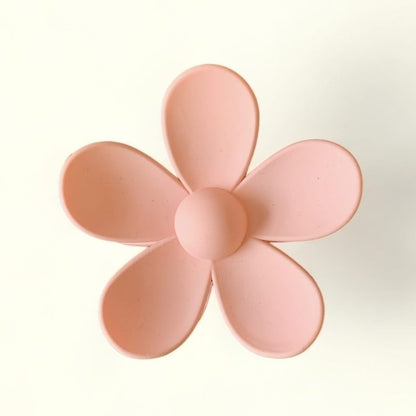Pince à cheveux fleur BIG - Nude
