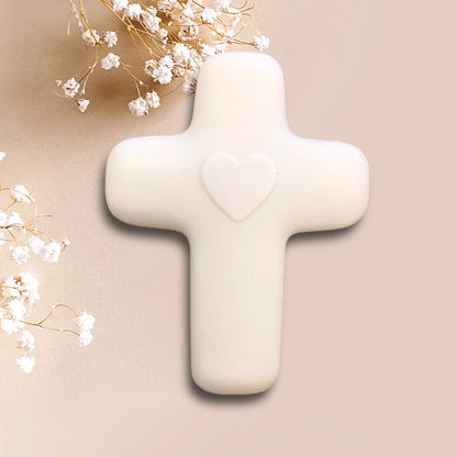 Croix amour - blanche