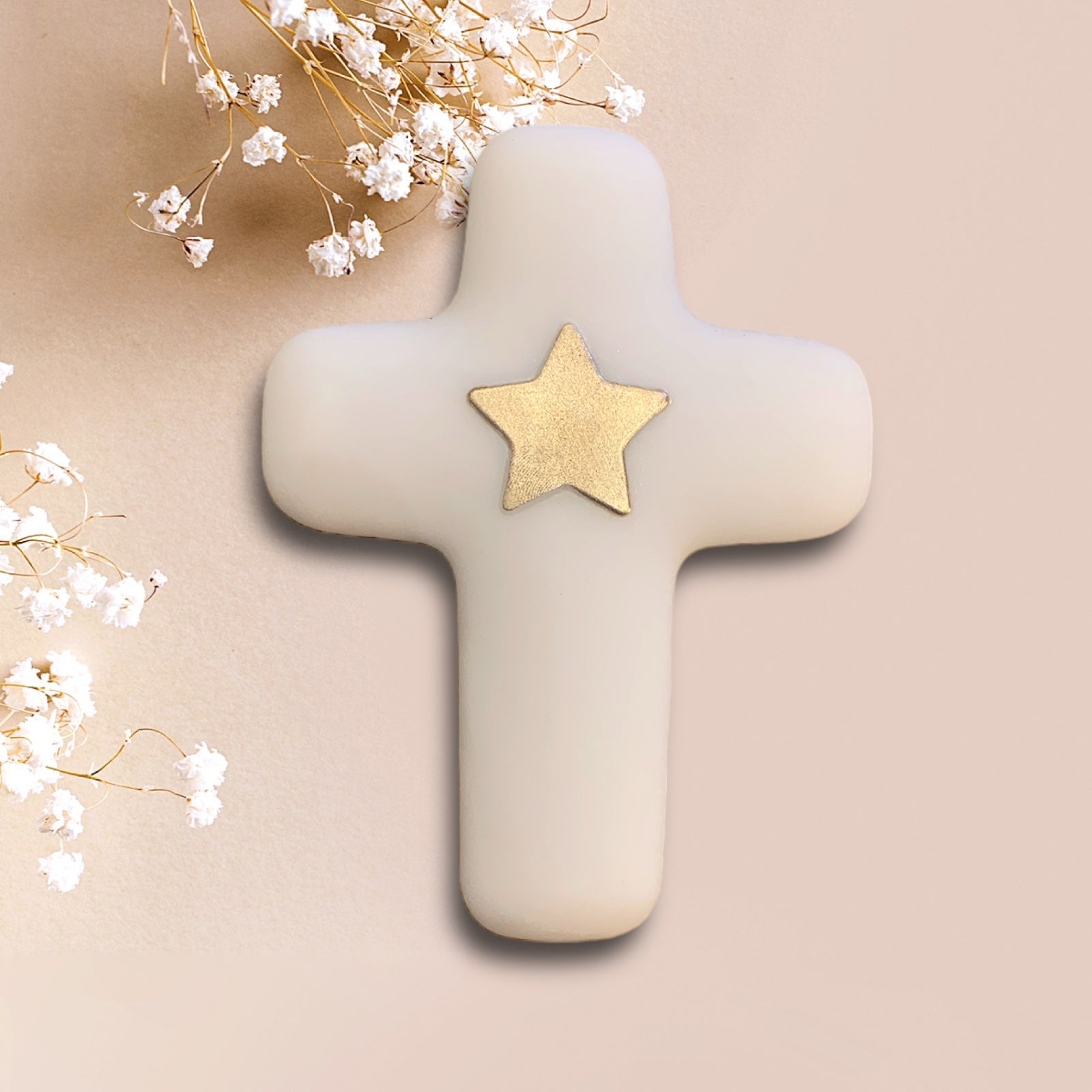 Croix étoile - dorée