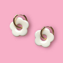 Boucles d'oreilles Billie GM - Blanc
