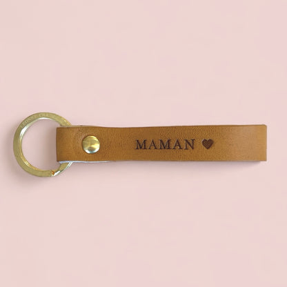 Porte-clés camel - Maman ♥
