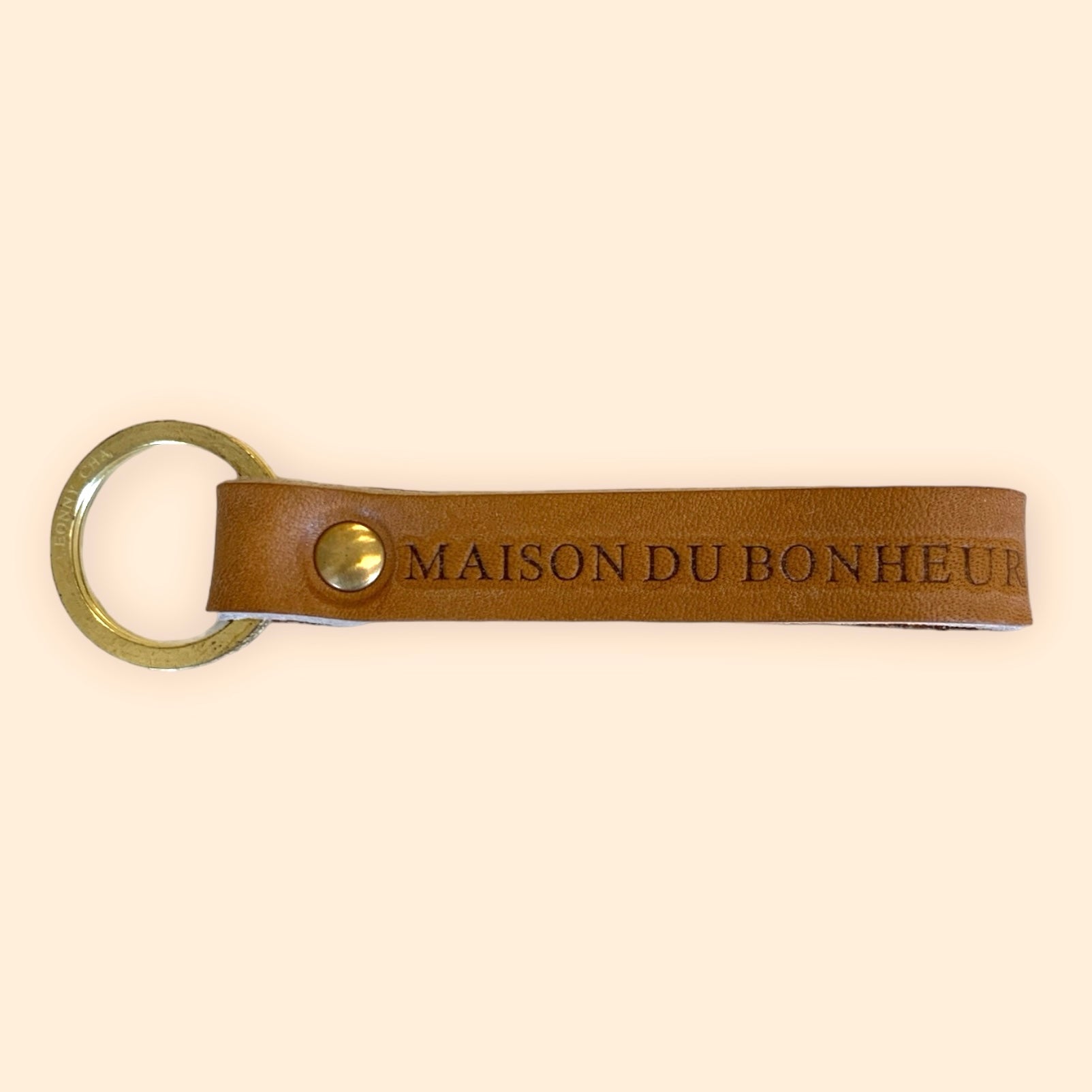 Porte-clés camel - Maison du bonheur