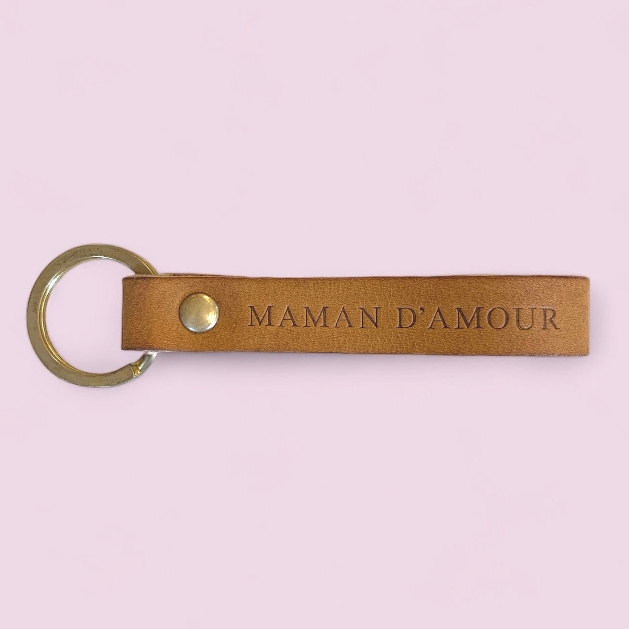 Porte-clés camel - Maman d'amour