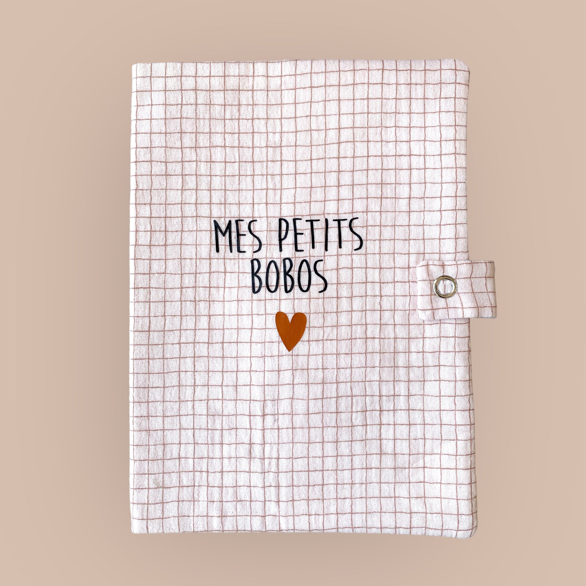 Protège carnet de santé - petits carreaux