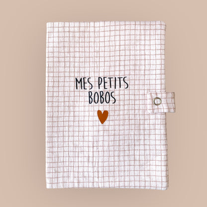 Protège carnet de santé - petits carreaux