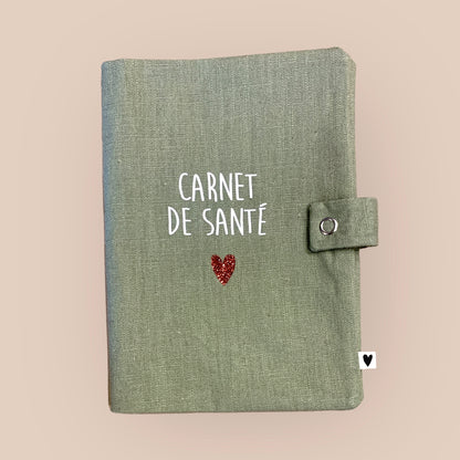 Protège carnet de santé - Kaki