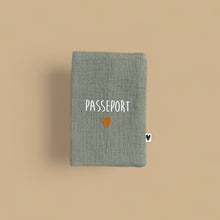 Protège passeport kaki - Passeport