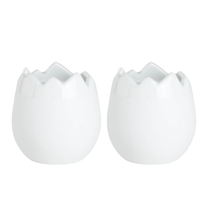 Coquilles d'oeufs - Lot de 2 mini vases
