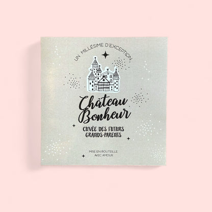 Etiquette de bouteille - Futur grands-parents
