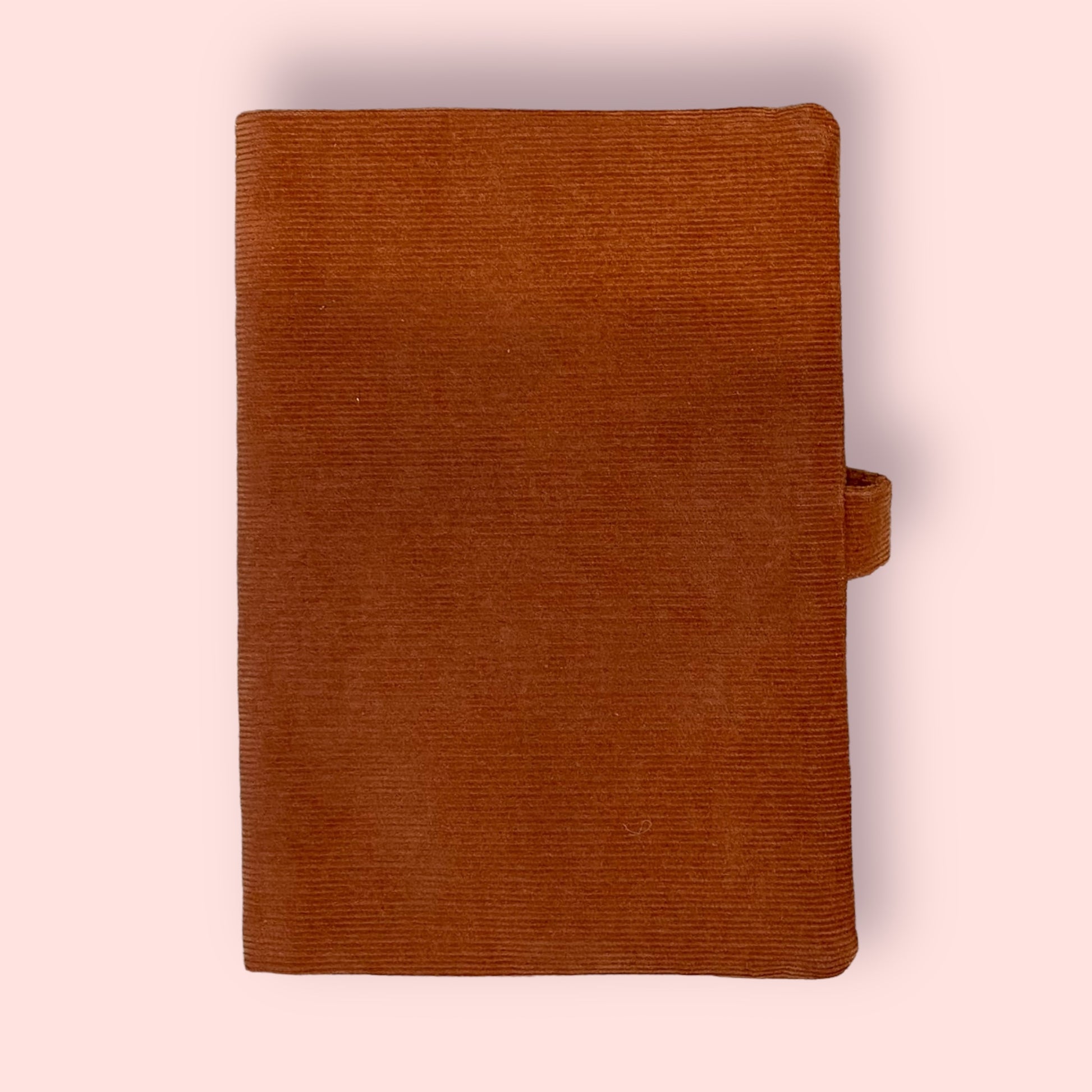 Protège carnet de santé - velours brique