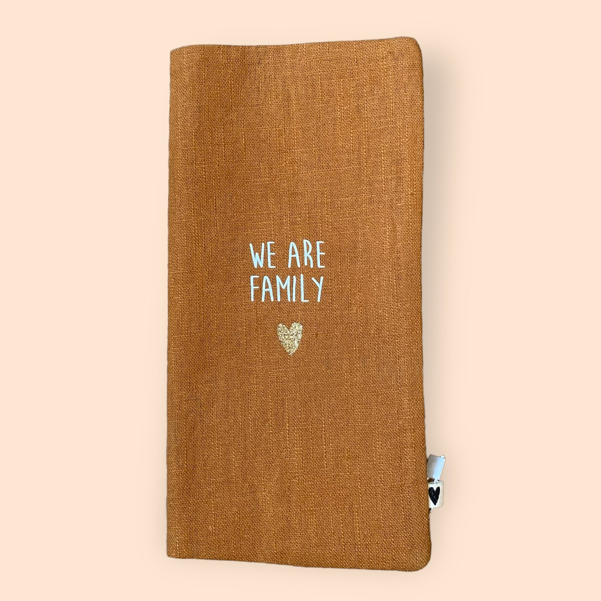 Protège livret de famille - Caramel