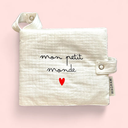 Mini album photo blanc - Mon petit monde