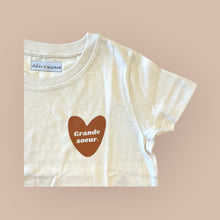 T-shirt écru - Grande soeur (Taille 3/4ans)