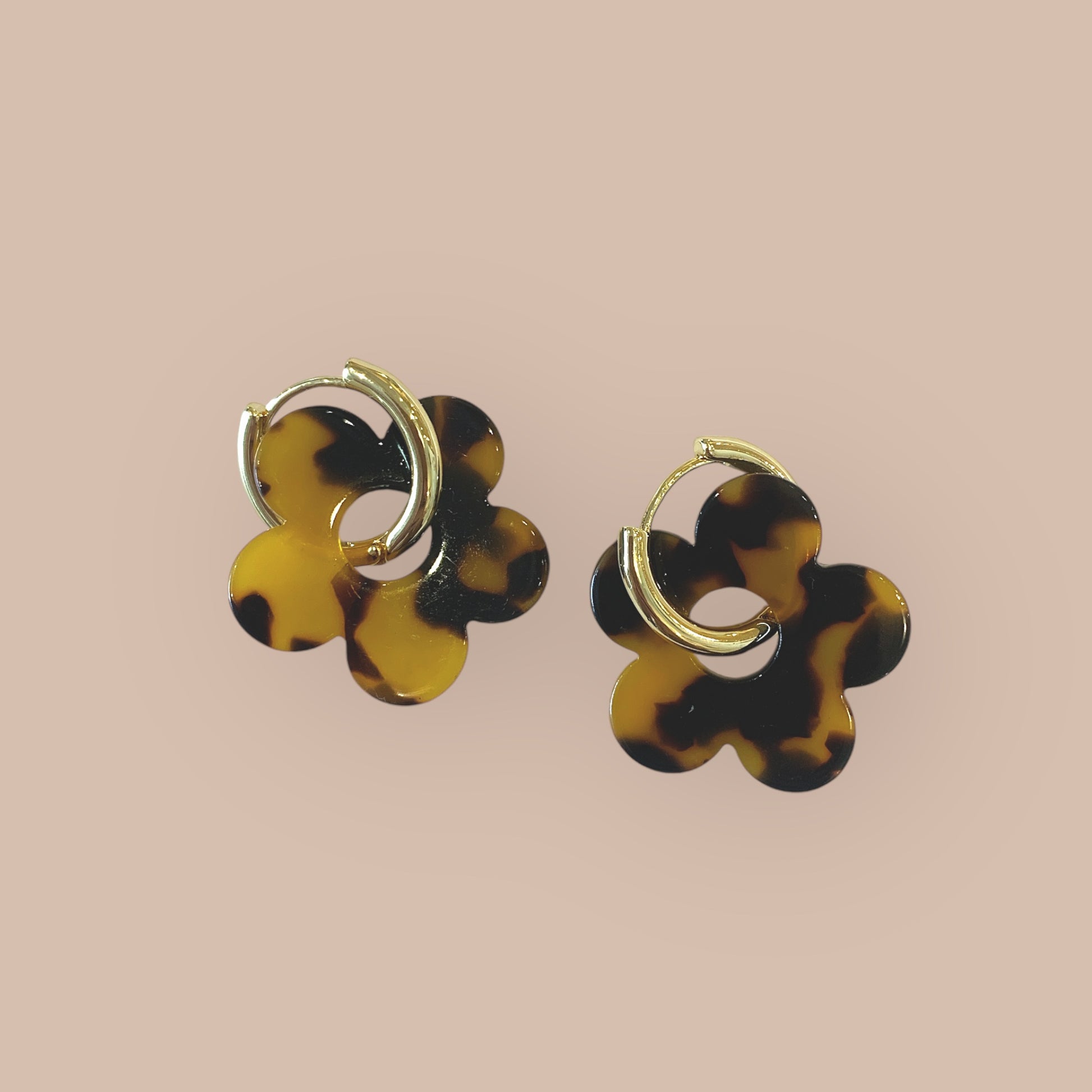 Boucles d'oreilles Billie - Léopard