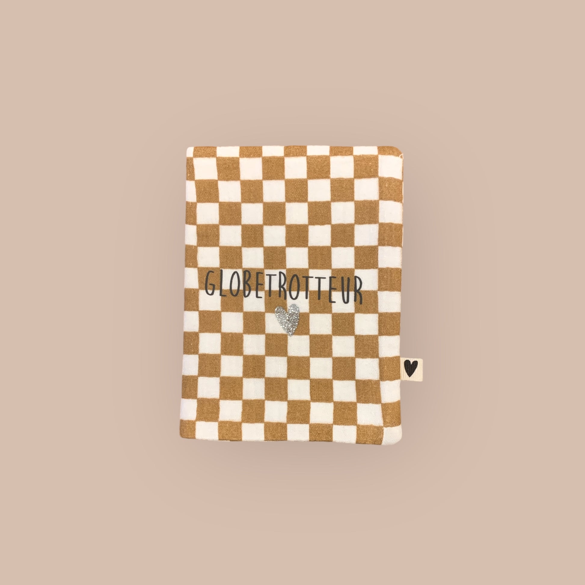 Protège passeport damier - Globetrotteur