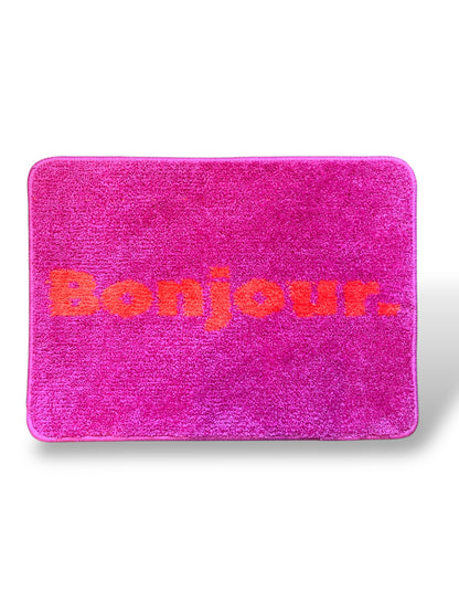 Tapis de bain Bonjour - Rose