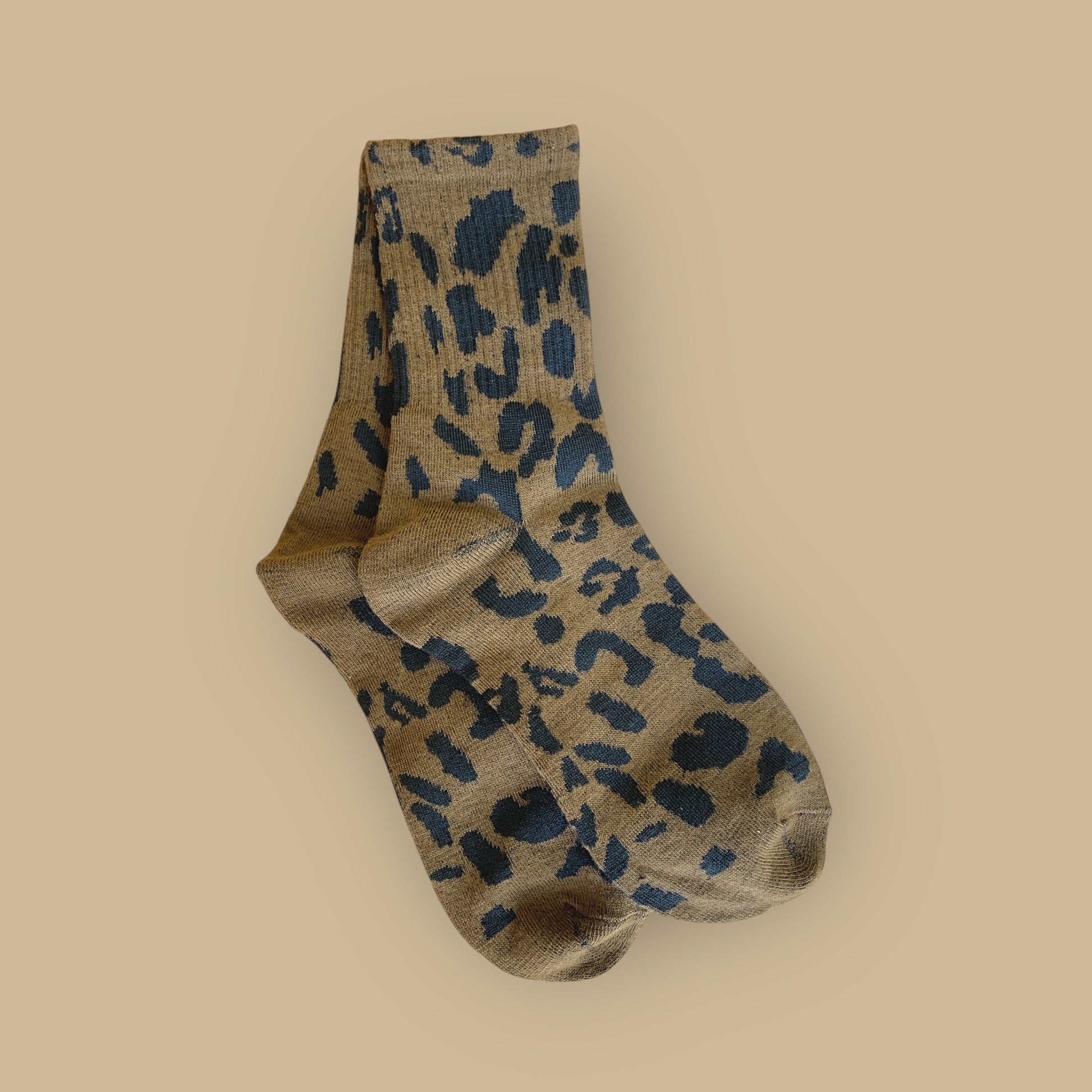 Chaussettes - Léopard bronze