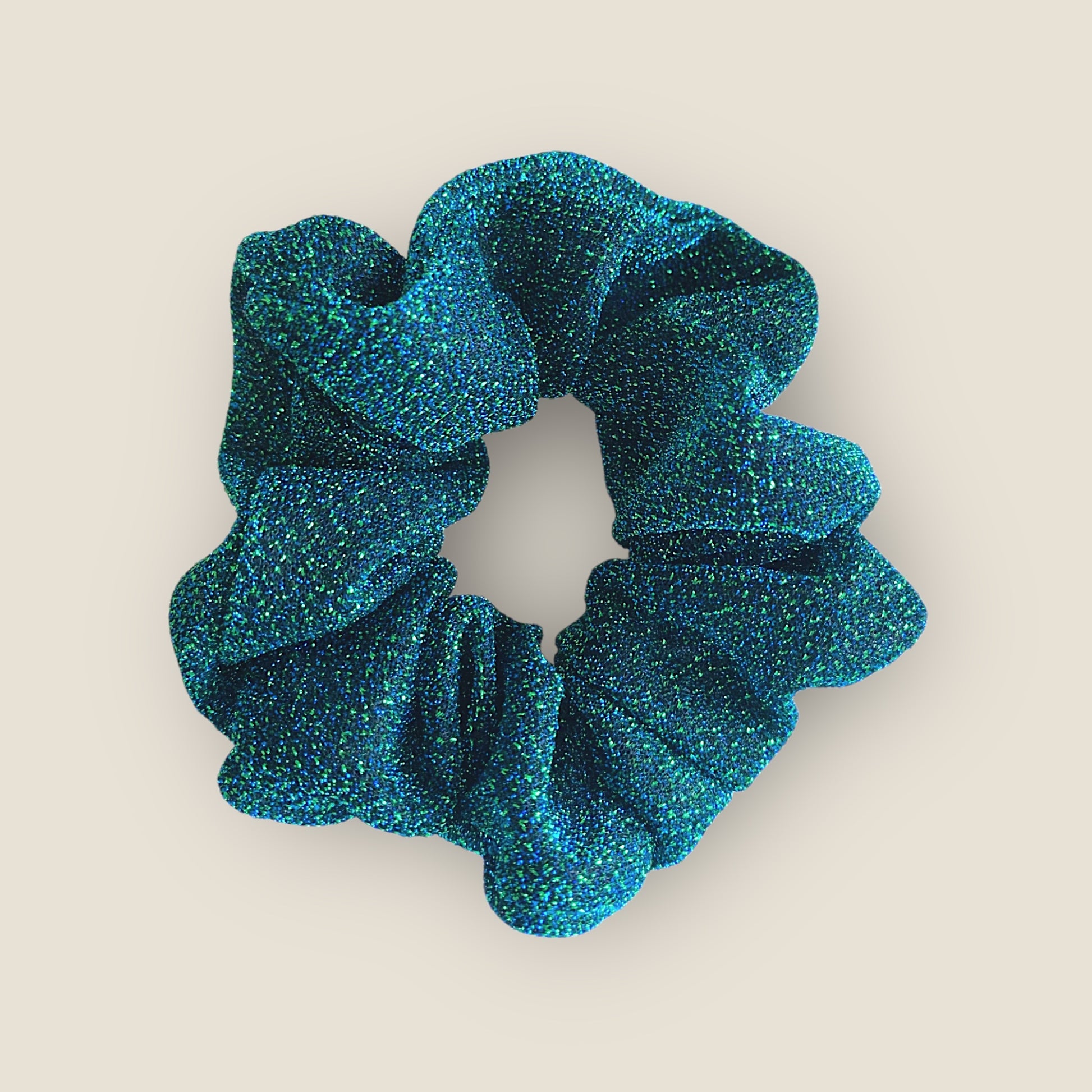 Chouchou paillettes - Aqua
