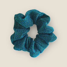 Chouchou paillettes - Aqua