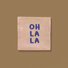 Carreau à accrocher - Oh la la bleu