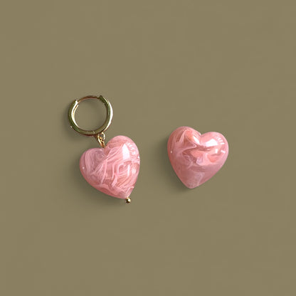 Boucles d'oreilles Olivia MM - Vieux rose