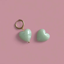 Boucles d'oreilles Olivia MM - Vert aventurine