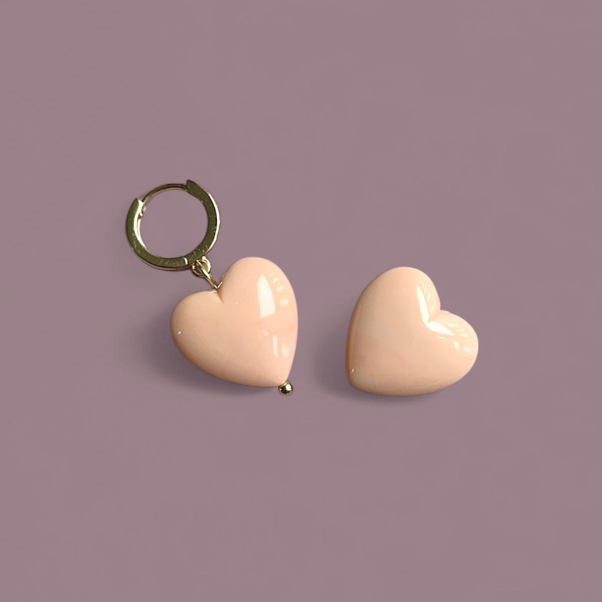 Boucles d'oreilles Olivia MM - Nude