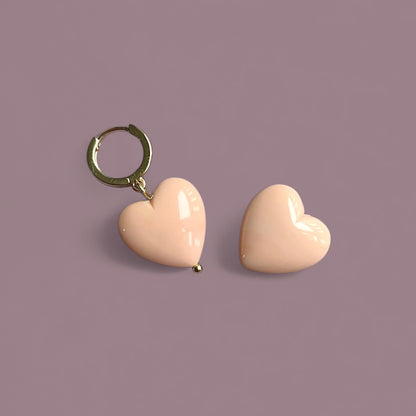 Boucles d'oreilles Olivia MM - Nude