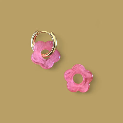 Boucles d'oreilles Billie MM - Rose