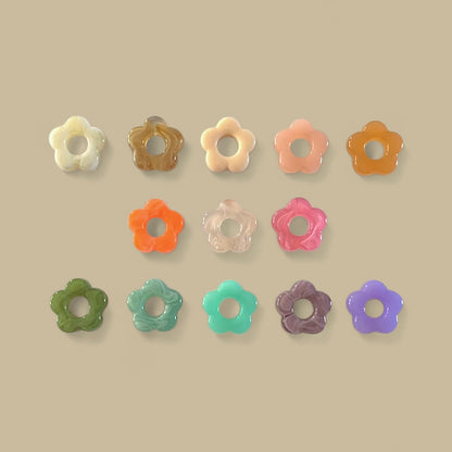 Boucles d'oreilles Billie MM - Orange sanguine