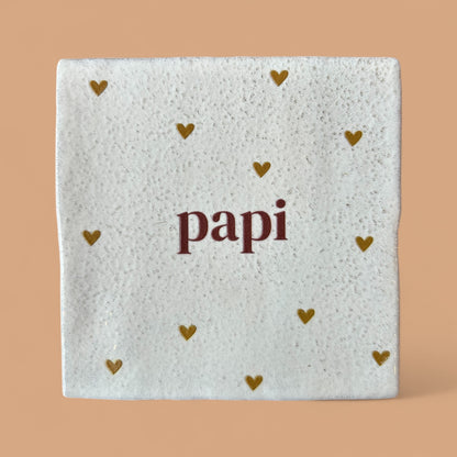 Carreau à accrocher - Papi coeurs