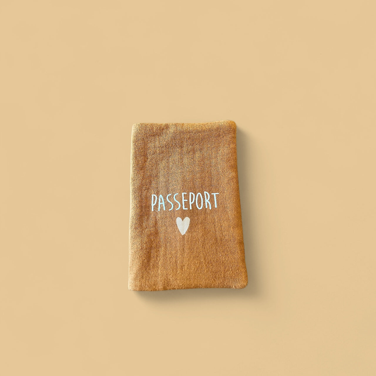 Protège passeport caramel - Passeport