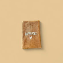 Protège passeport caramel - Passeport
