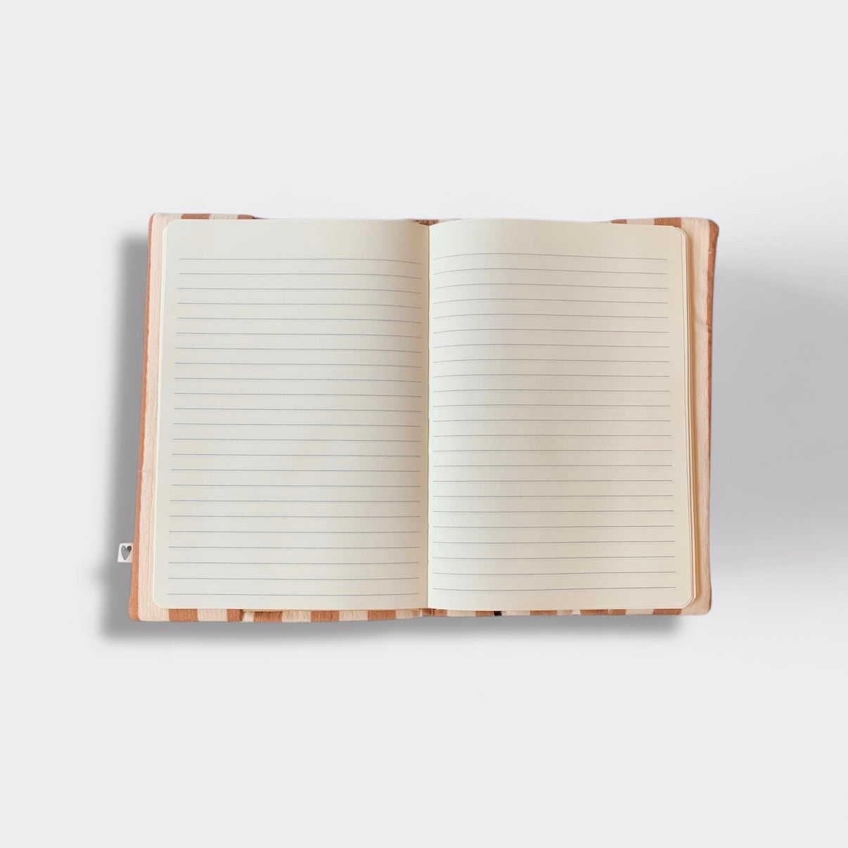 Carnet A5 - Merci pour tout rayure camel