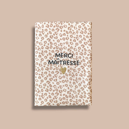 Carnet A5 - Merci maitresse léo